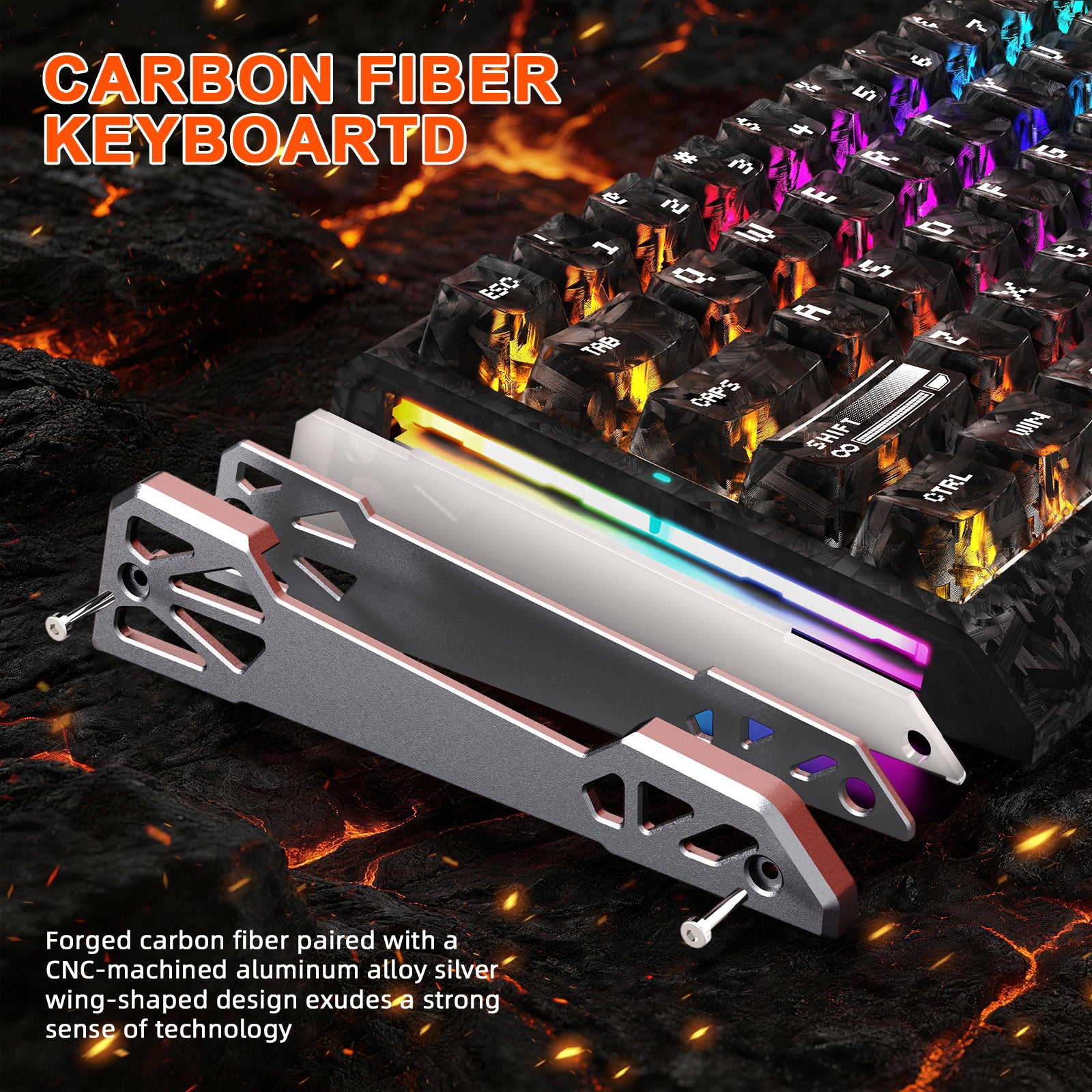 Paquete gaming ATTACK SHARK R68 HE & R5 ULTRA de fibra de carbono