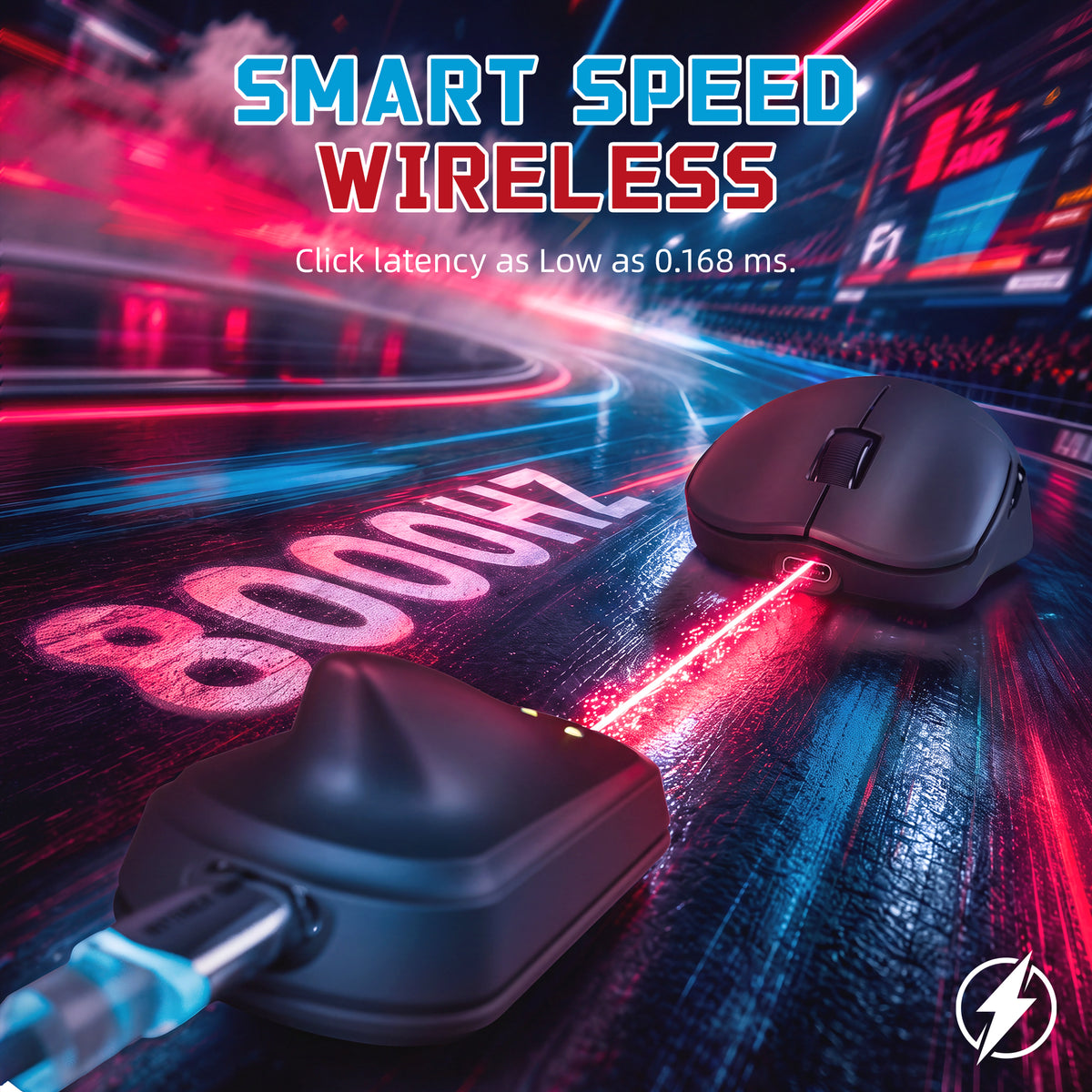ATTACK SHARK F1 AIR 39g Wireless PAW3955MAX Ratón gaming con cable C06 Ultra