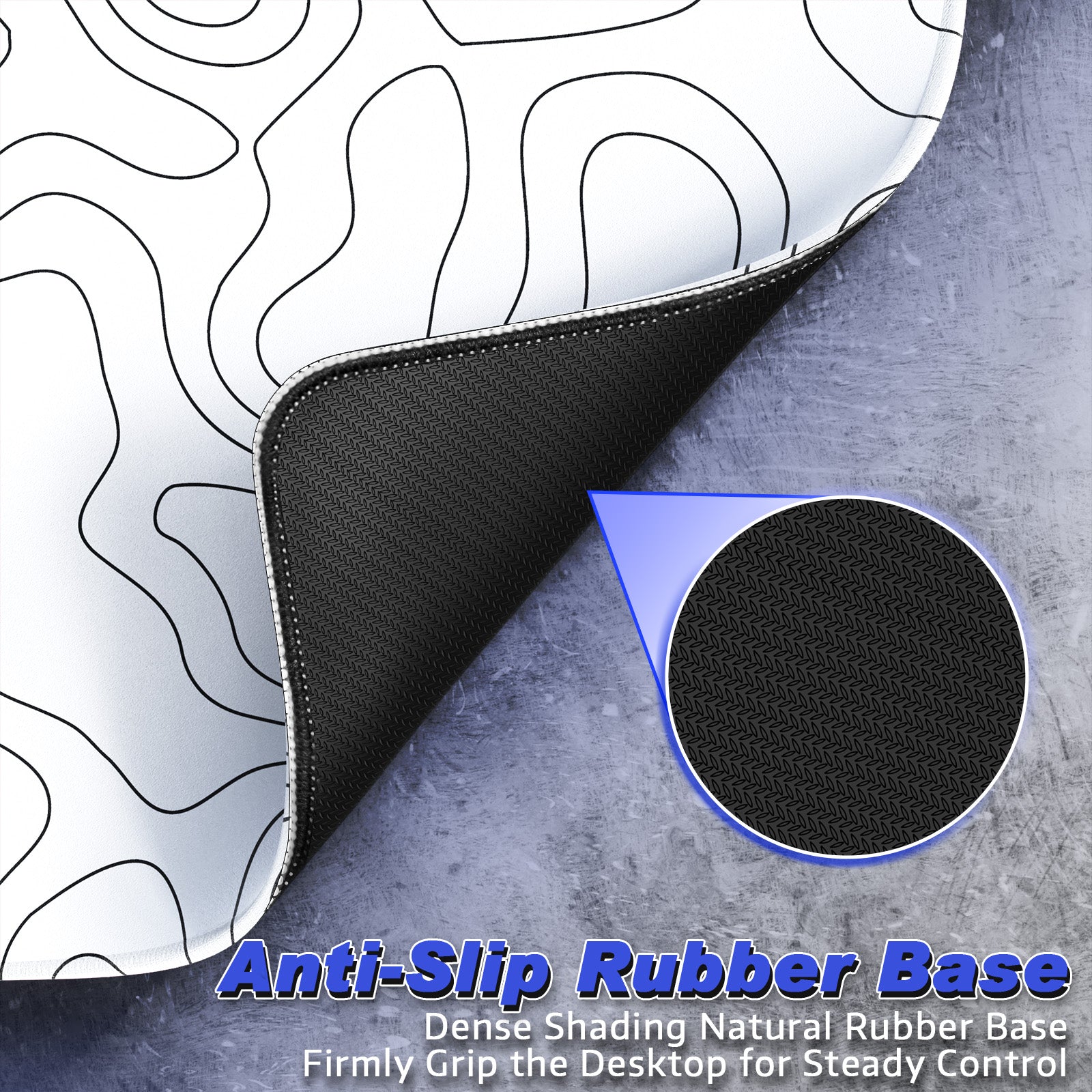 Alfombrilla de ratón para eSport ATTACK SHARK CM02SE (410x310x4 MM)