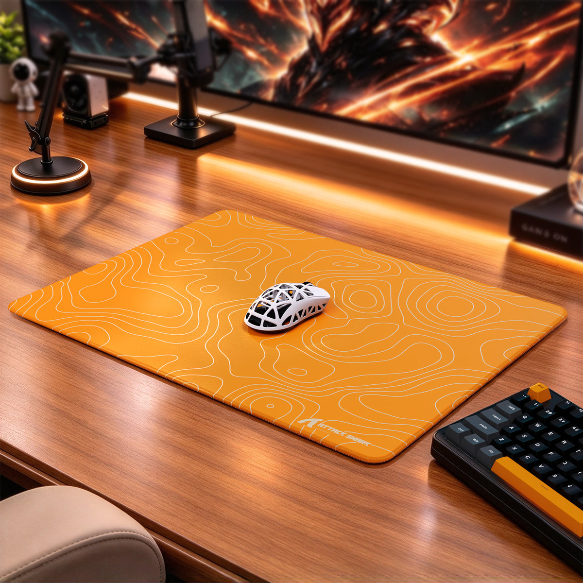 Alfombrilla de gaming eSport ATTACK SHARK CM02SE (405x305x4 MM)