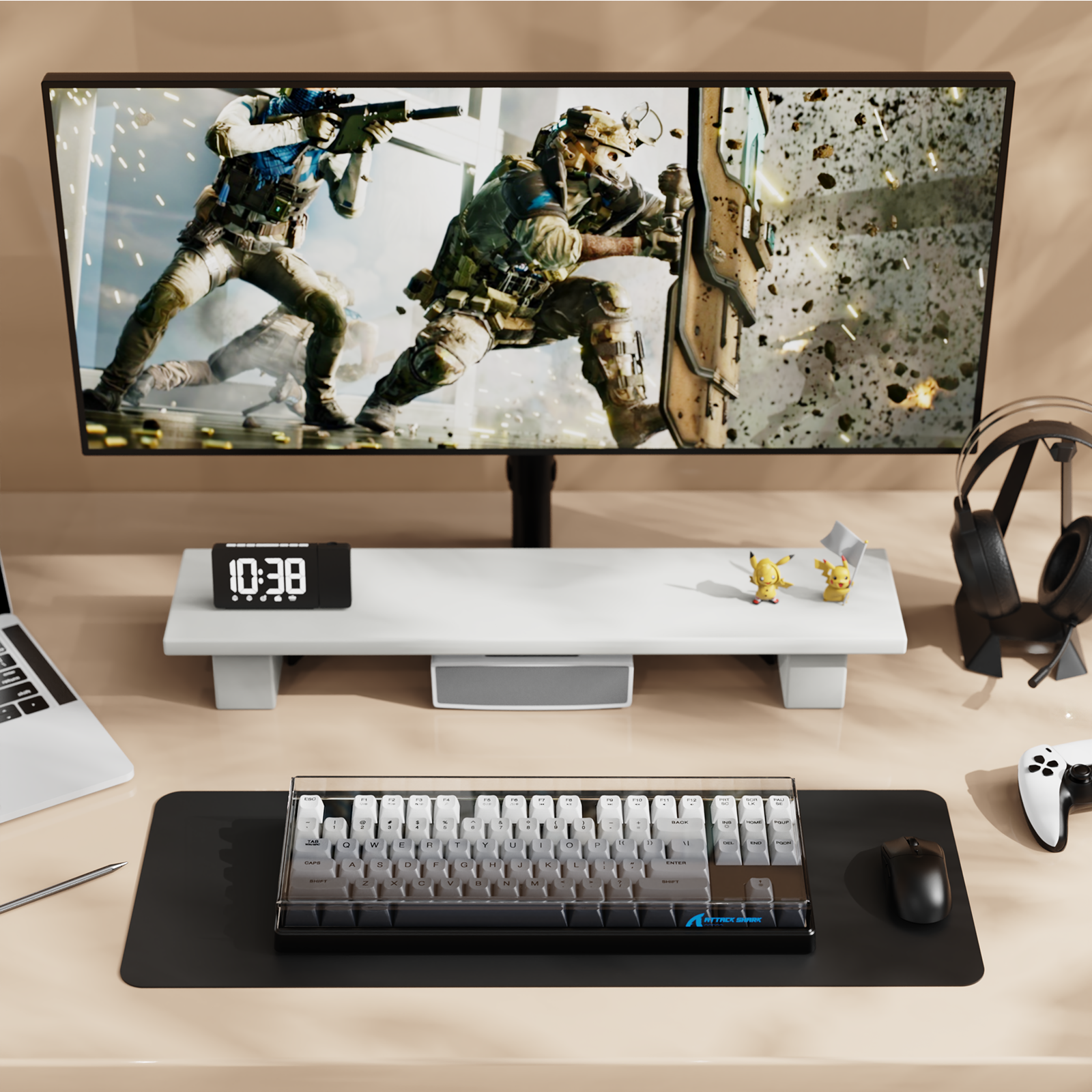 Cubierta antipolvo para teclado ATTACK SHARK de 87 teclas