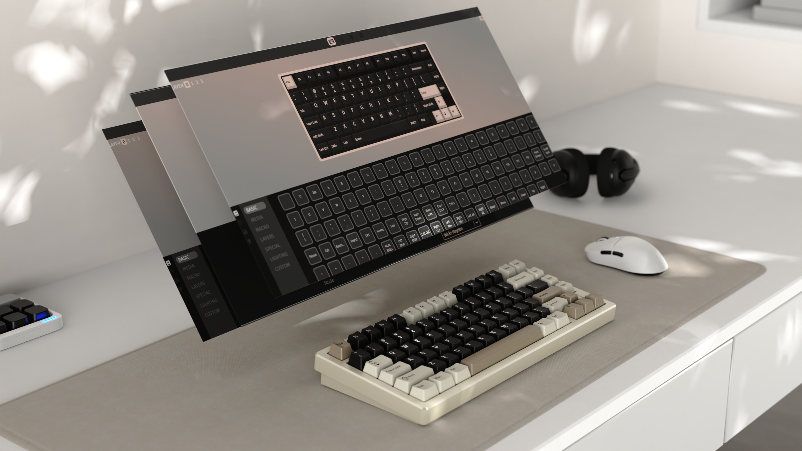 ATTACK SHARK X75 Teclado de Aluminio Completo
