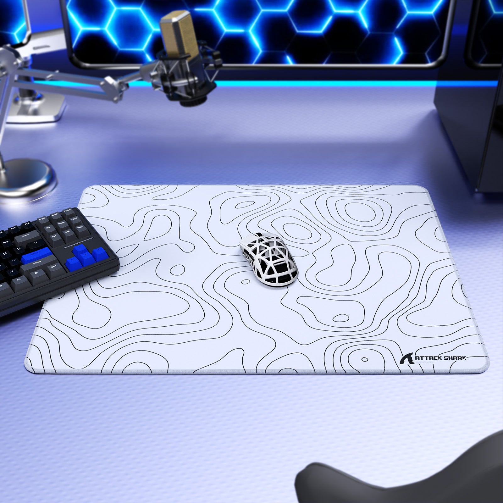 Alfombrilla de ratón para eSport ATTACK SHARK CM02SE (410x310x4 MM)
