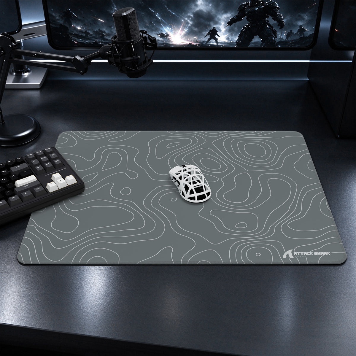 Alfombrilla de gaming eSport ATTACK SHARK CM02SE (405x305x4 MM)