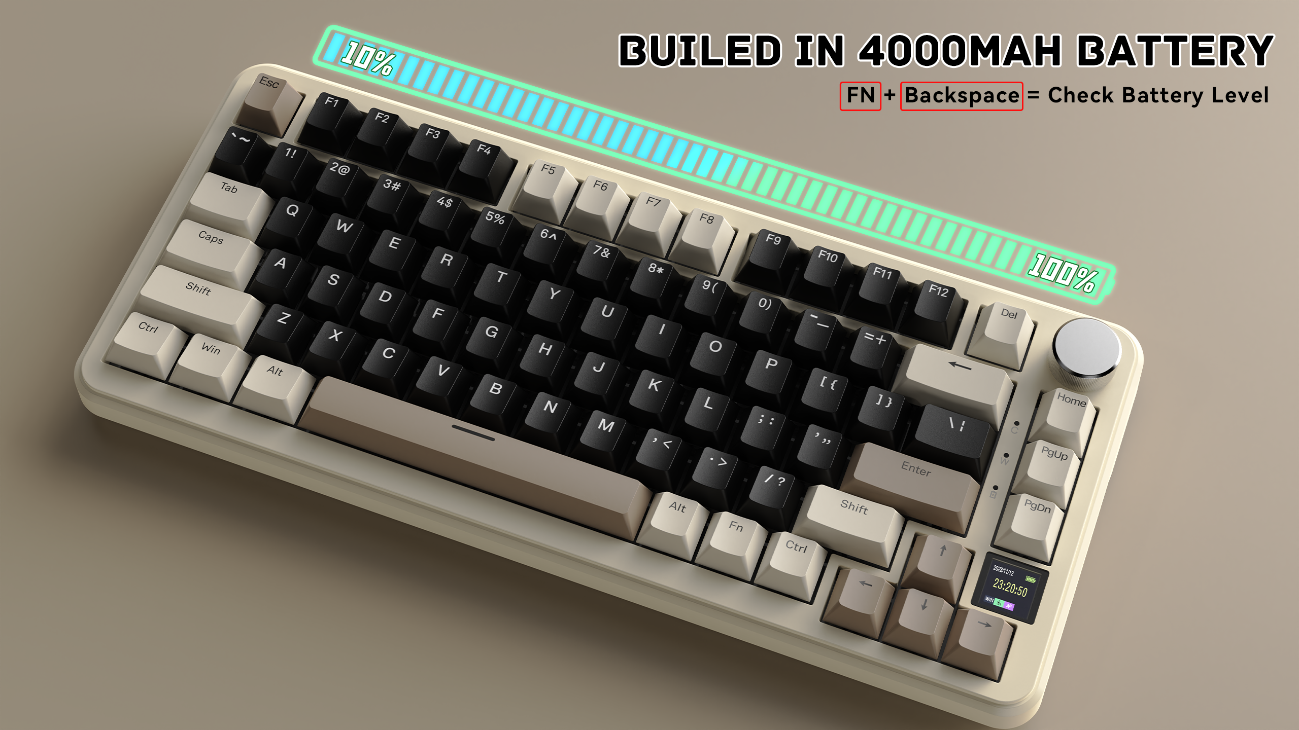 ATTACK SHARK X85PRO Teclado Mecánico Tri-modo con Junta