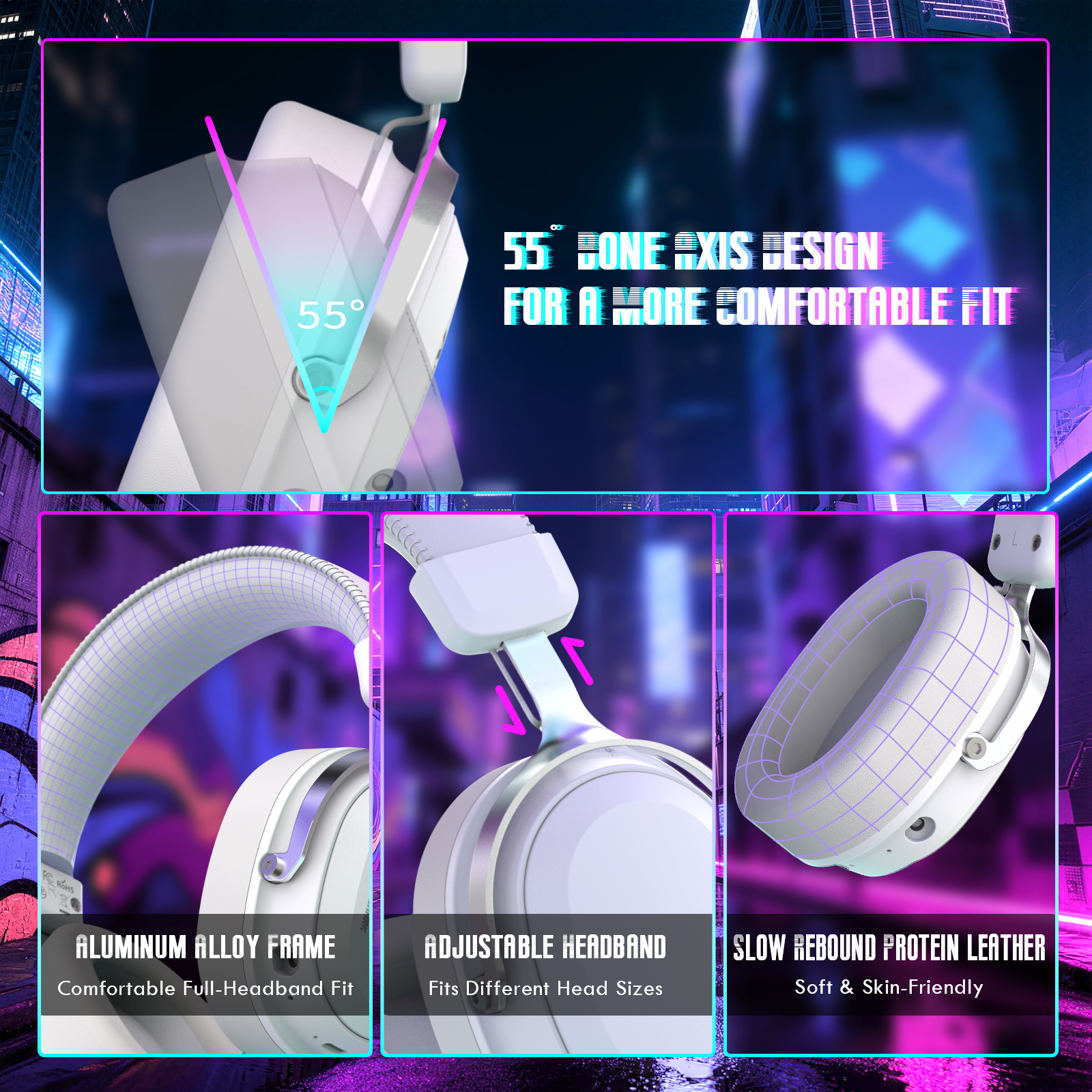Auriculares gaming inalámbricos ATTACK SHARK L30PRO