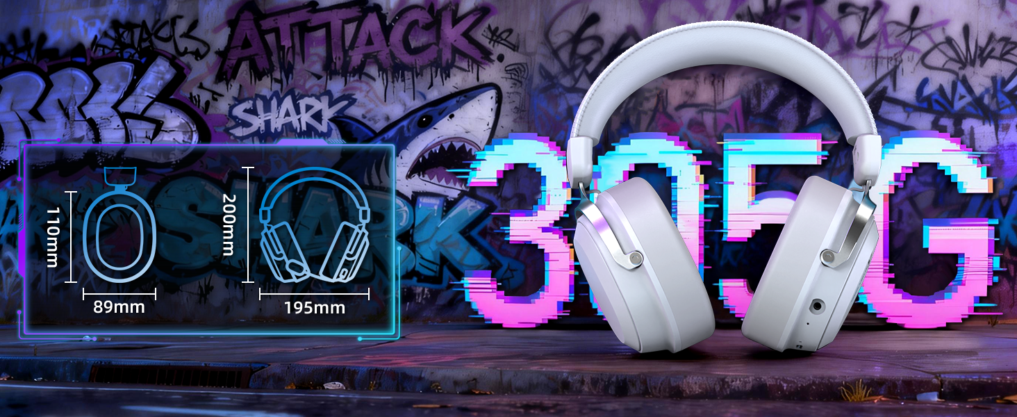 Auriculares gaming inalámbricos ATTACK SHARK L30PRO