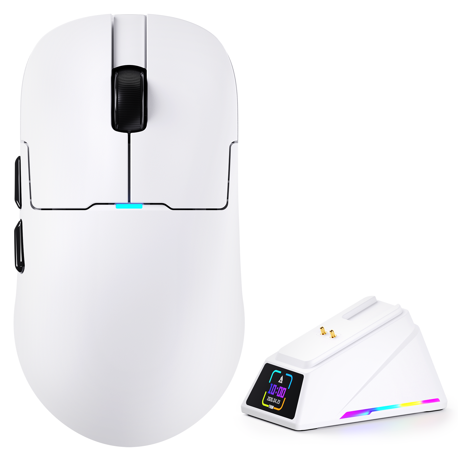 ATTACK SHARK x AJAZZ AJ159 APEX PAW3950 Ratón para juegos con triple modo 8K