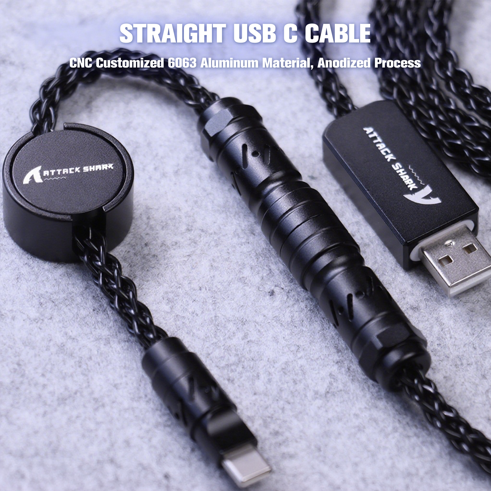 ATTACK SHARK C07 Cable Aviador Personalizado para Teclado Magnético 8KHz