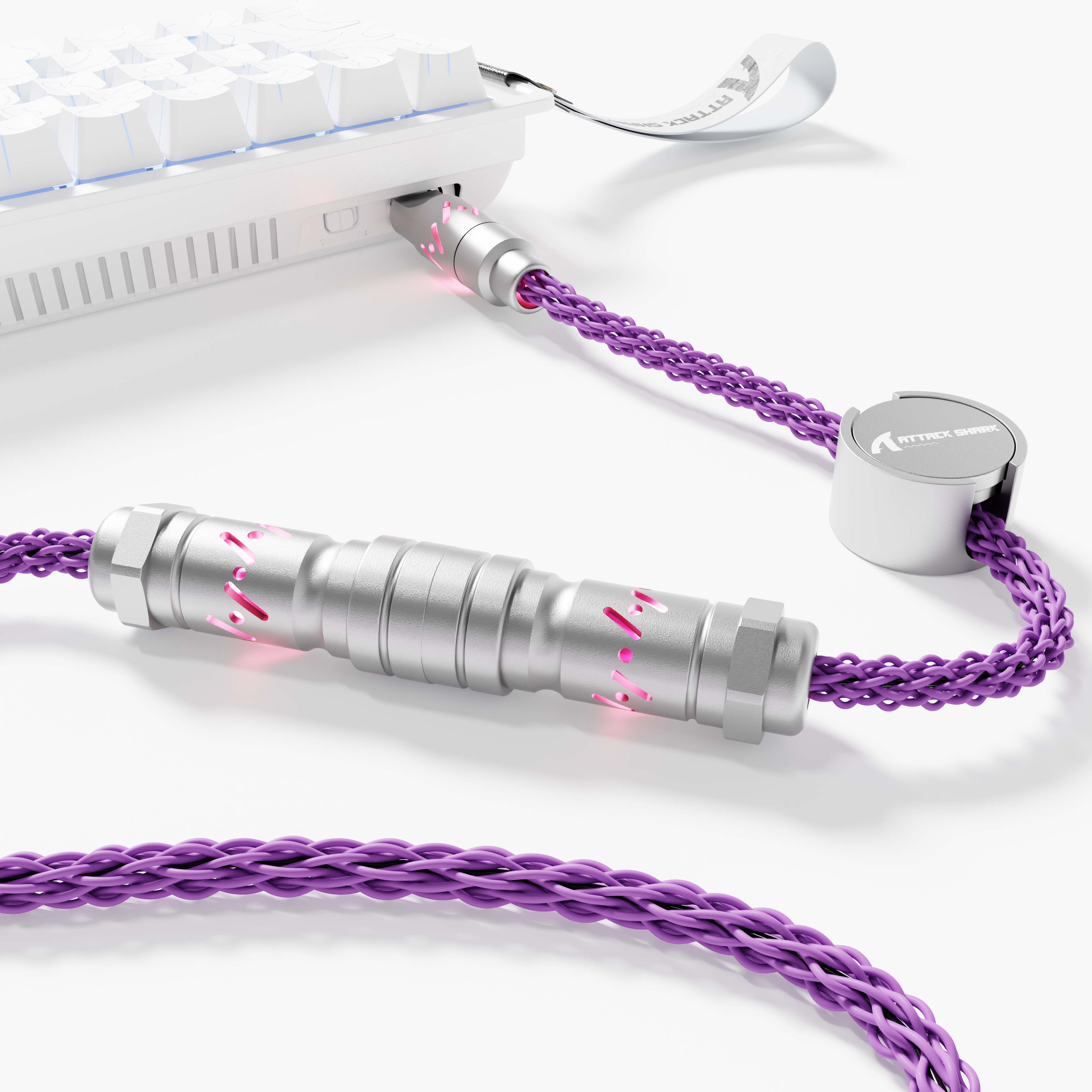 ATTACK SHARK C07 Cable Aviador Personalizado para Teclado Magnético 8KHz
