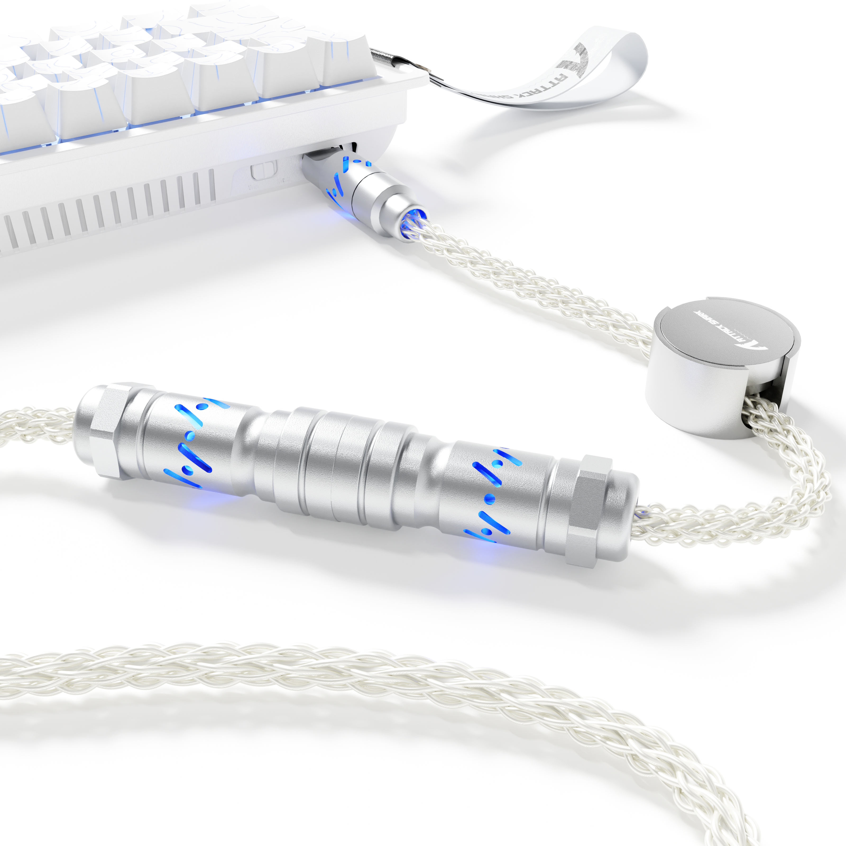 Cable de aviador personalizado ATTACK SHARK C07 para teclado magnético de 8 KHz