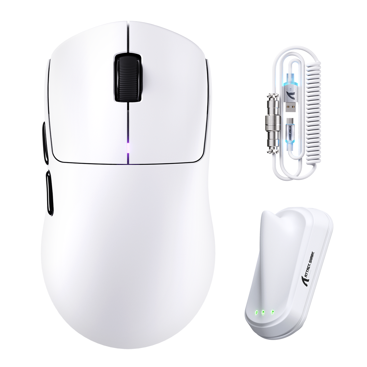 ATTACK SHARK F1 AIR 39g Wireless PAW3955MAX Ratón gaming con cable C06 Ultra