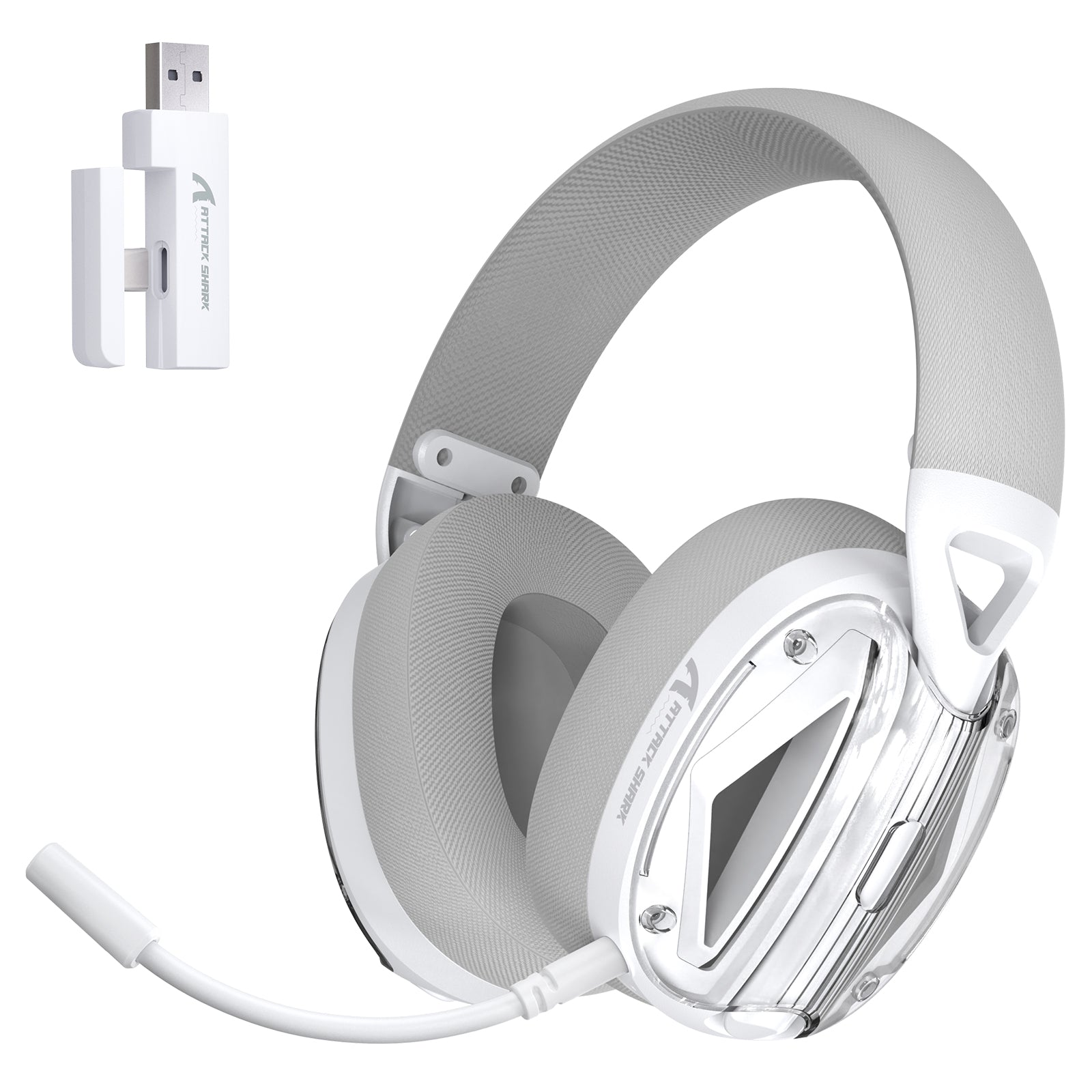 ATTACK SHARK L60 Auriculares para juegos ultraligeros con triple modo