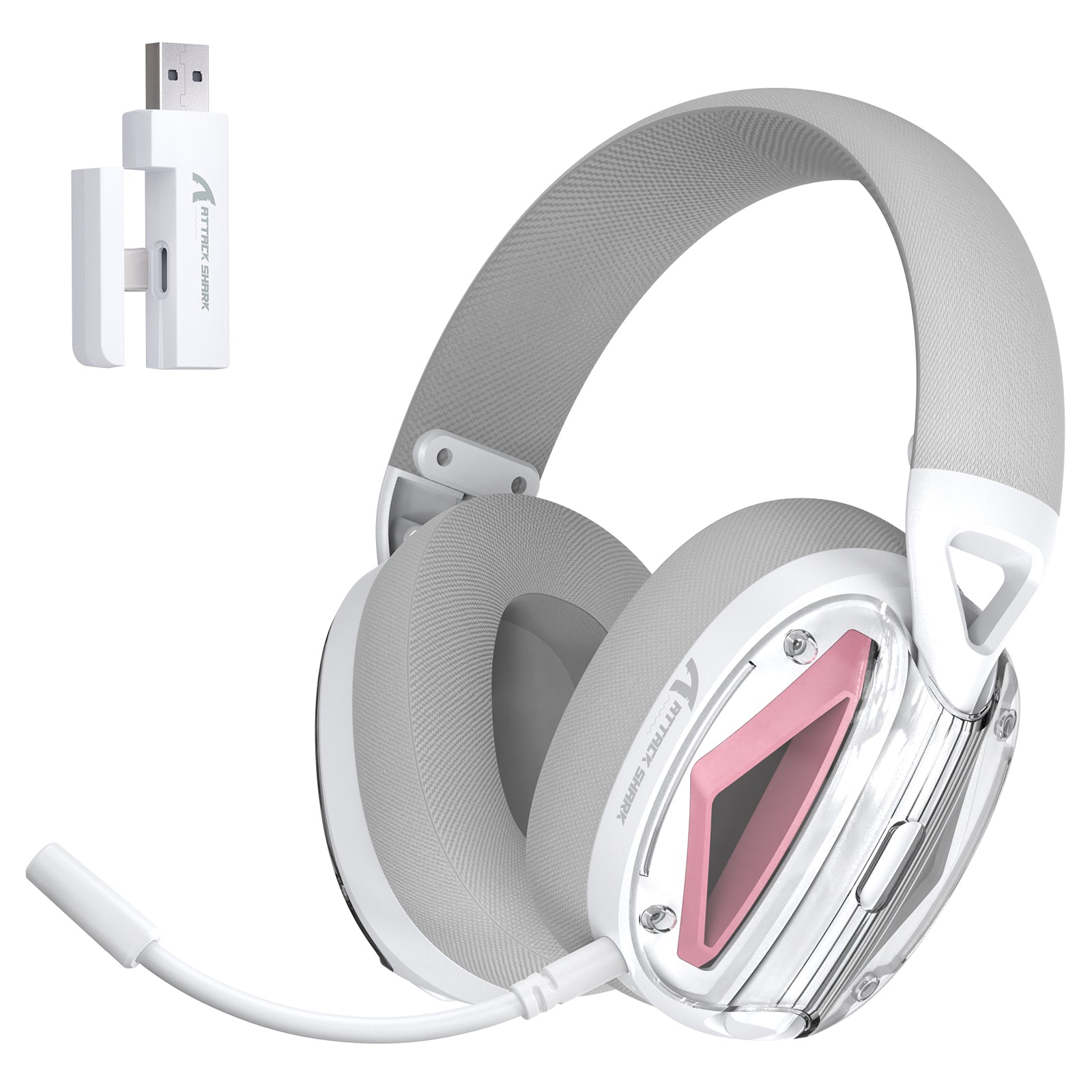 ATTACK SHARK L60 Auriculares para juegos ultraligeros con triple modo