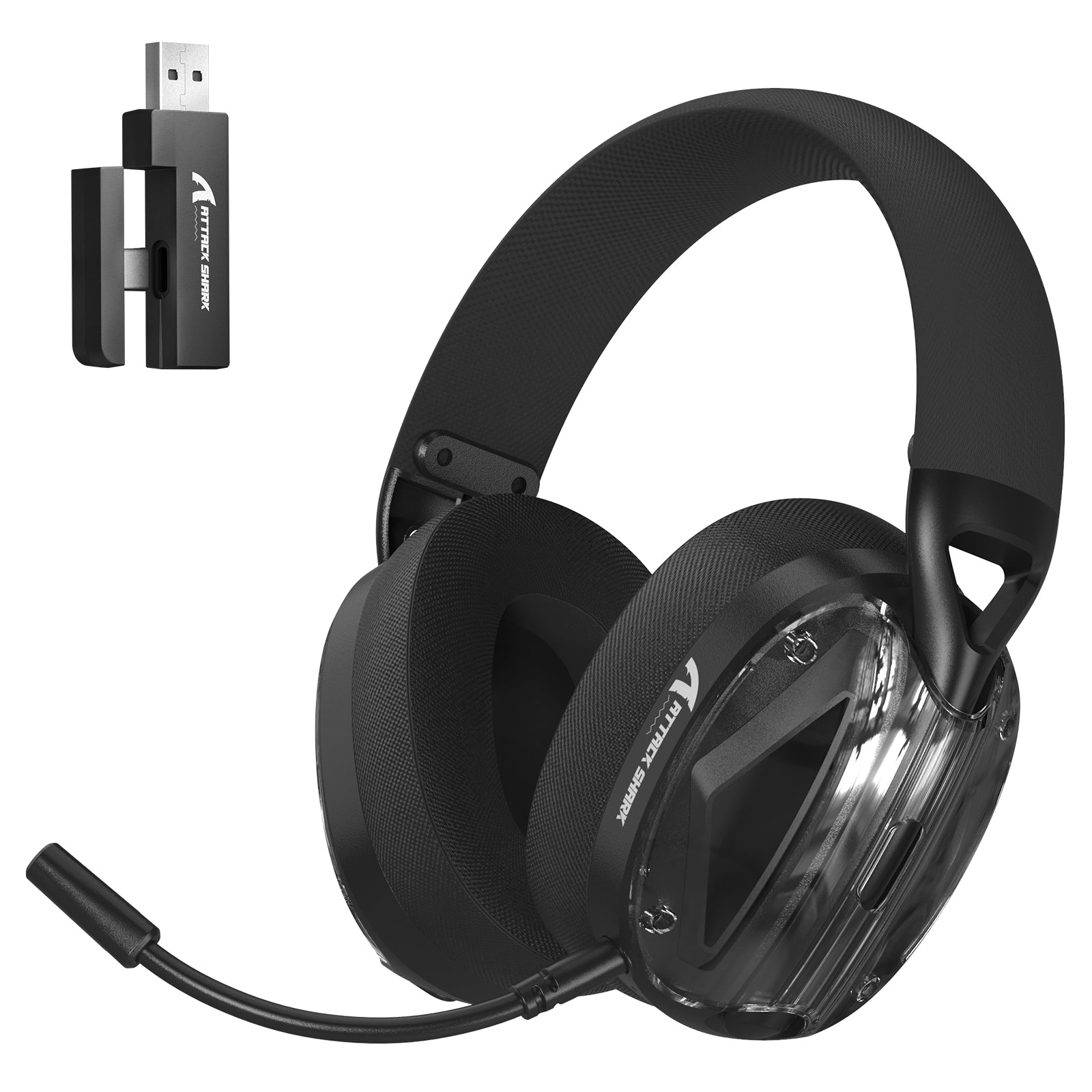 ATTACK SHARK L60 Auriculares para juegos ultraligeros con triple modo