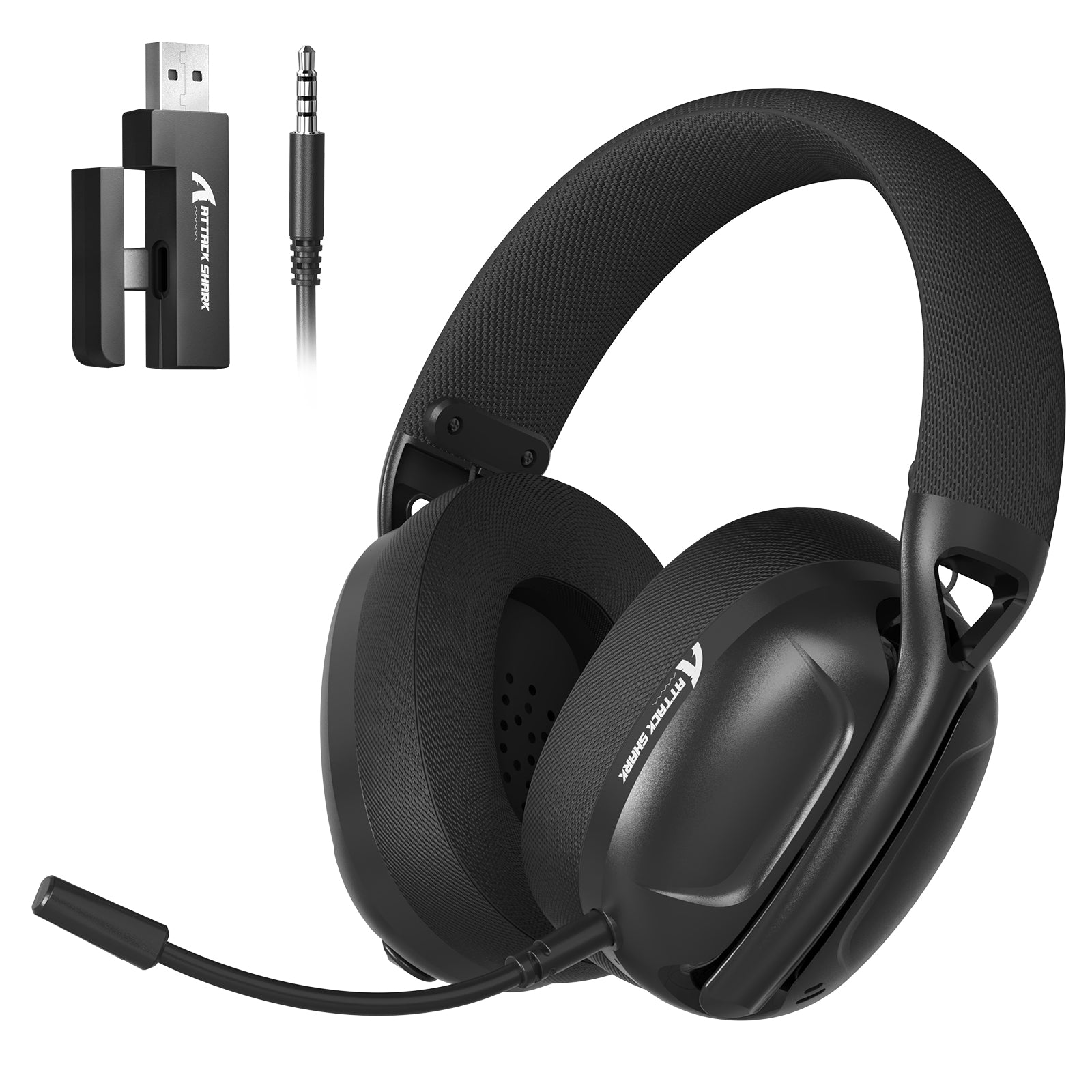 ATTACK SHARK L80 Auriculares para juegos ultraligeros con triple modo