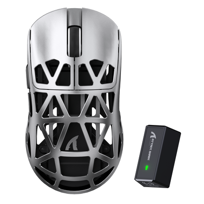ATTACK SHARK R2 Ratón para Juegos de Aleación de Magnesio PAW3950 8K (No Incluye la Base de Carga)