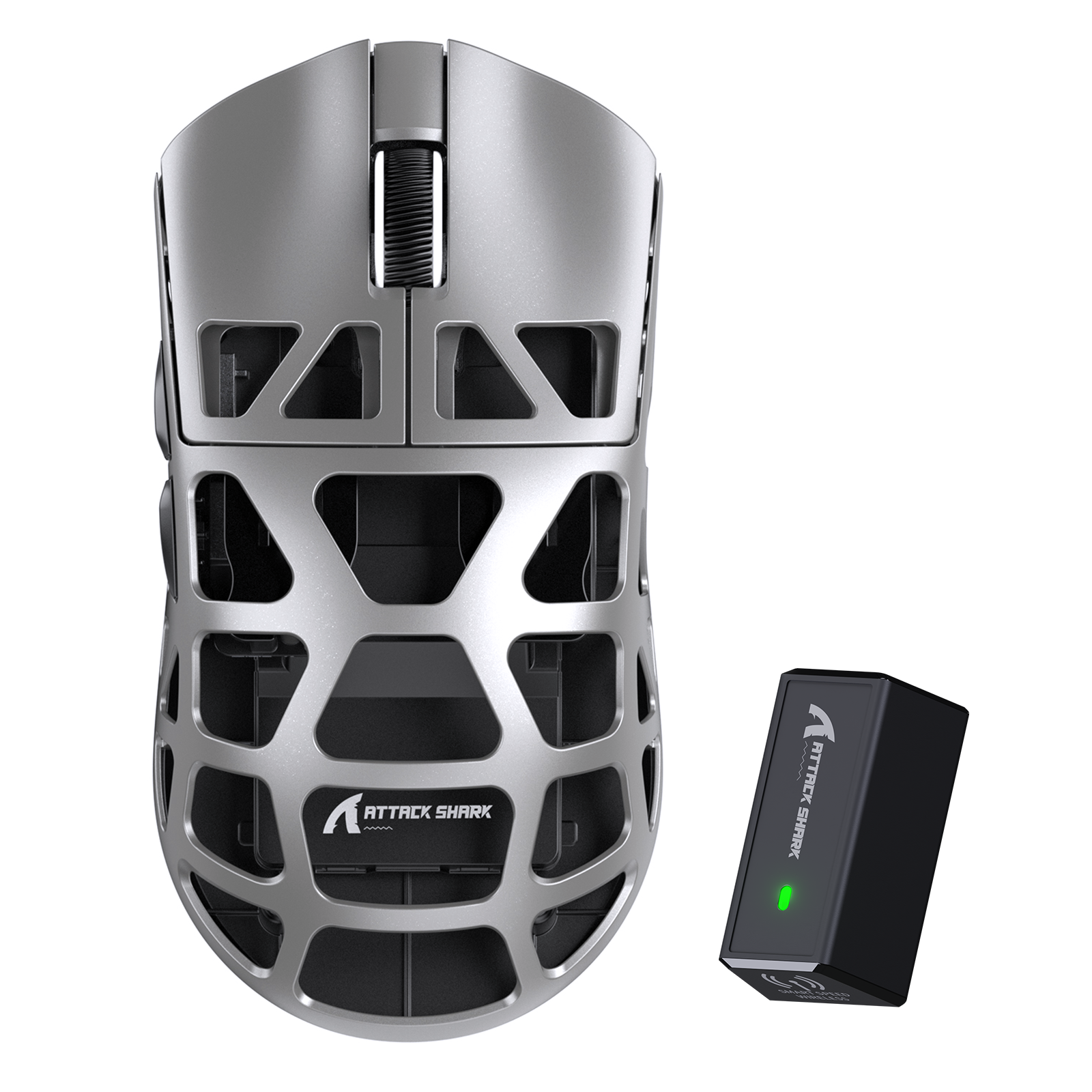 ATTACK SHARK R3 Ratón para juegos de aleación de magnesio 8K