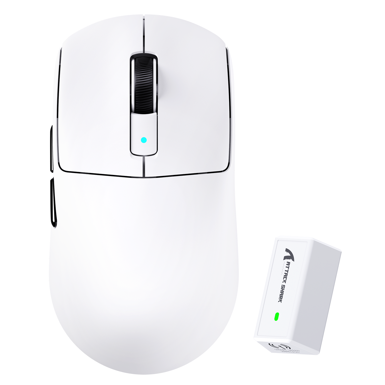 ATTACK SHARK R6 Ratón para Juegos Ultraligero 39g Inalámbrico 8K PAW3950MAX