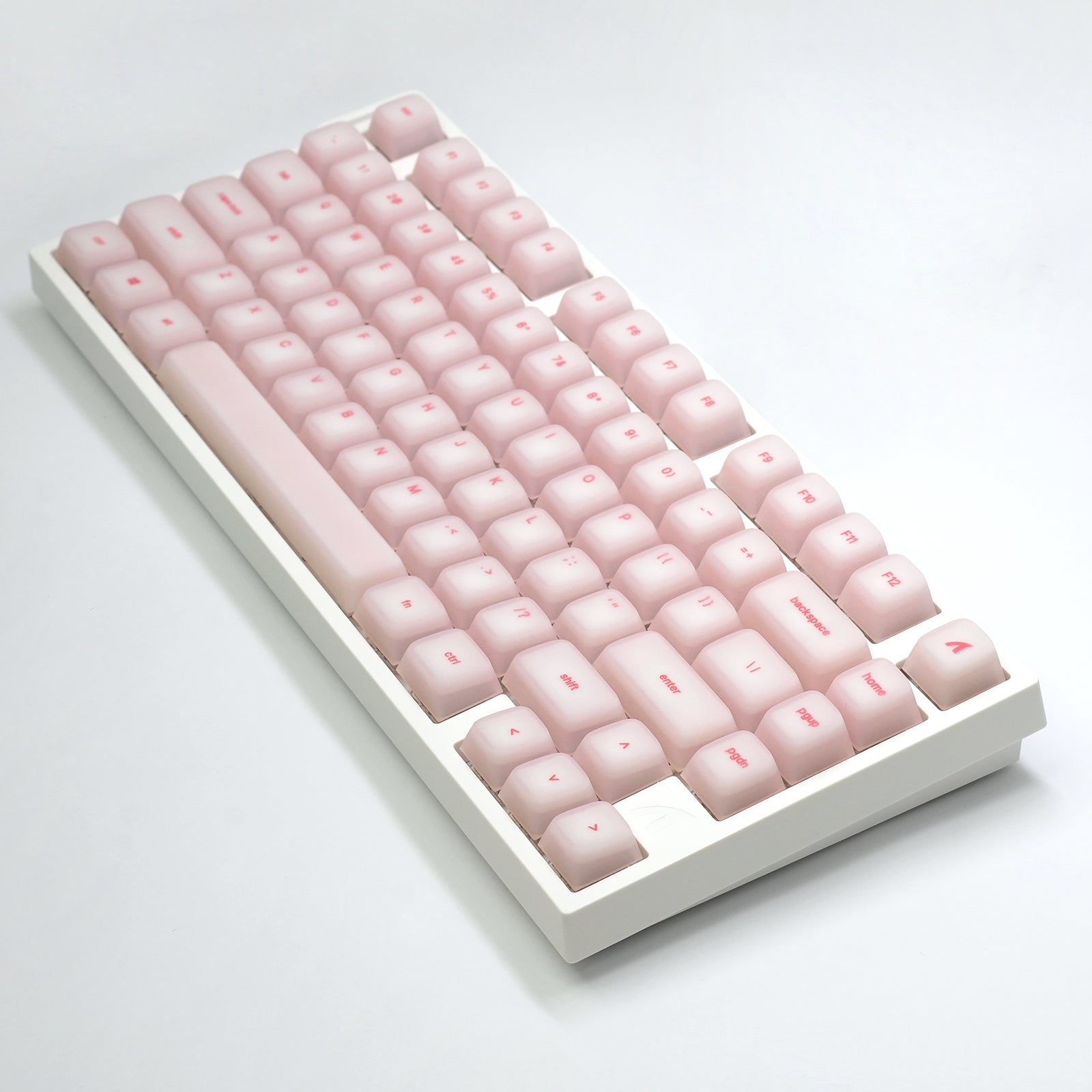 ATTACK SHARK SK01, juego de 113 teclas con teclas de silicona, perfil Cherry, ANSI, rosa