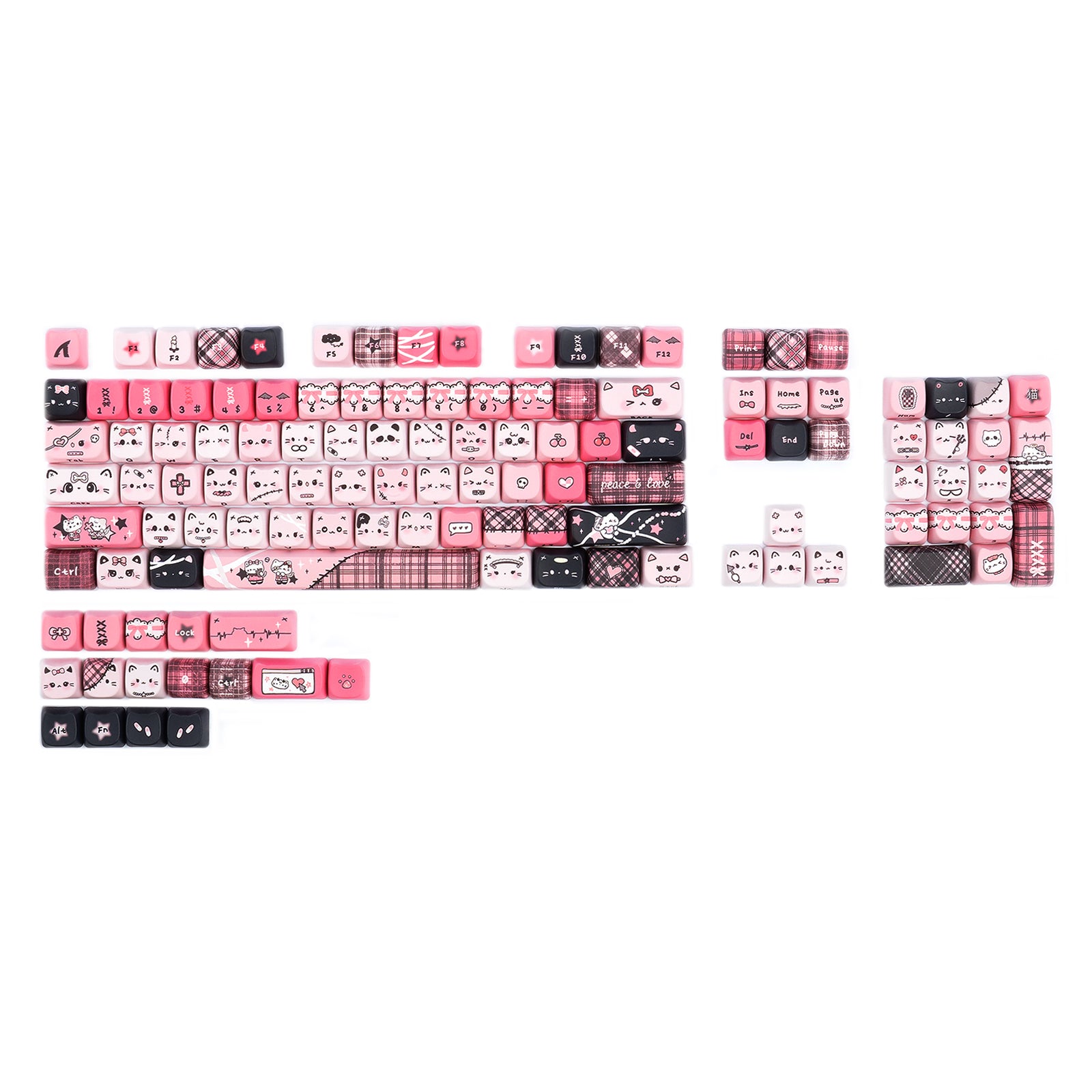 ATTACK SHARK SK05, 118/119 teclas, teclas PBT, MOA, ANSI