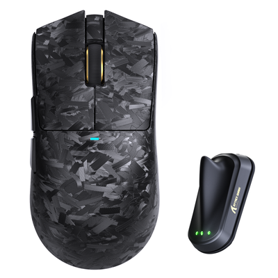 Ratón gaming inalámbrico ATTACK SHARK X11 ULTRA 8K de fibra de carbono PAW3950MAX