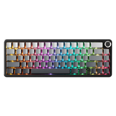 ATTACK SHARK X66 Teclado Mecánico Inalámbrico con Keycaps PBT Impresas en el Lado