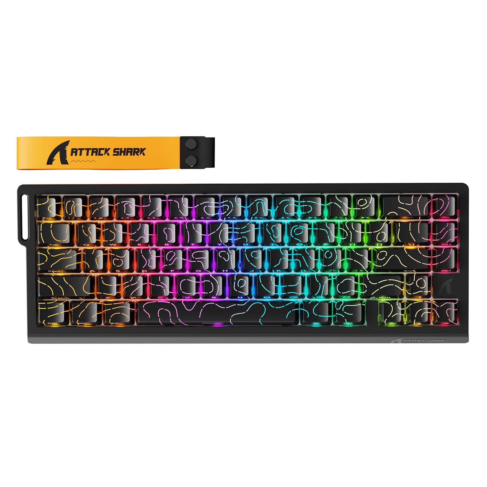 ATTACK SHARK X68PRO HE Teclado Inalámbrico de Disparo Rápido con Interruptor Magnético