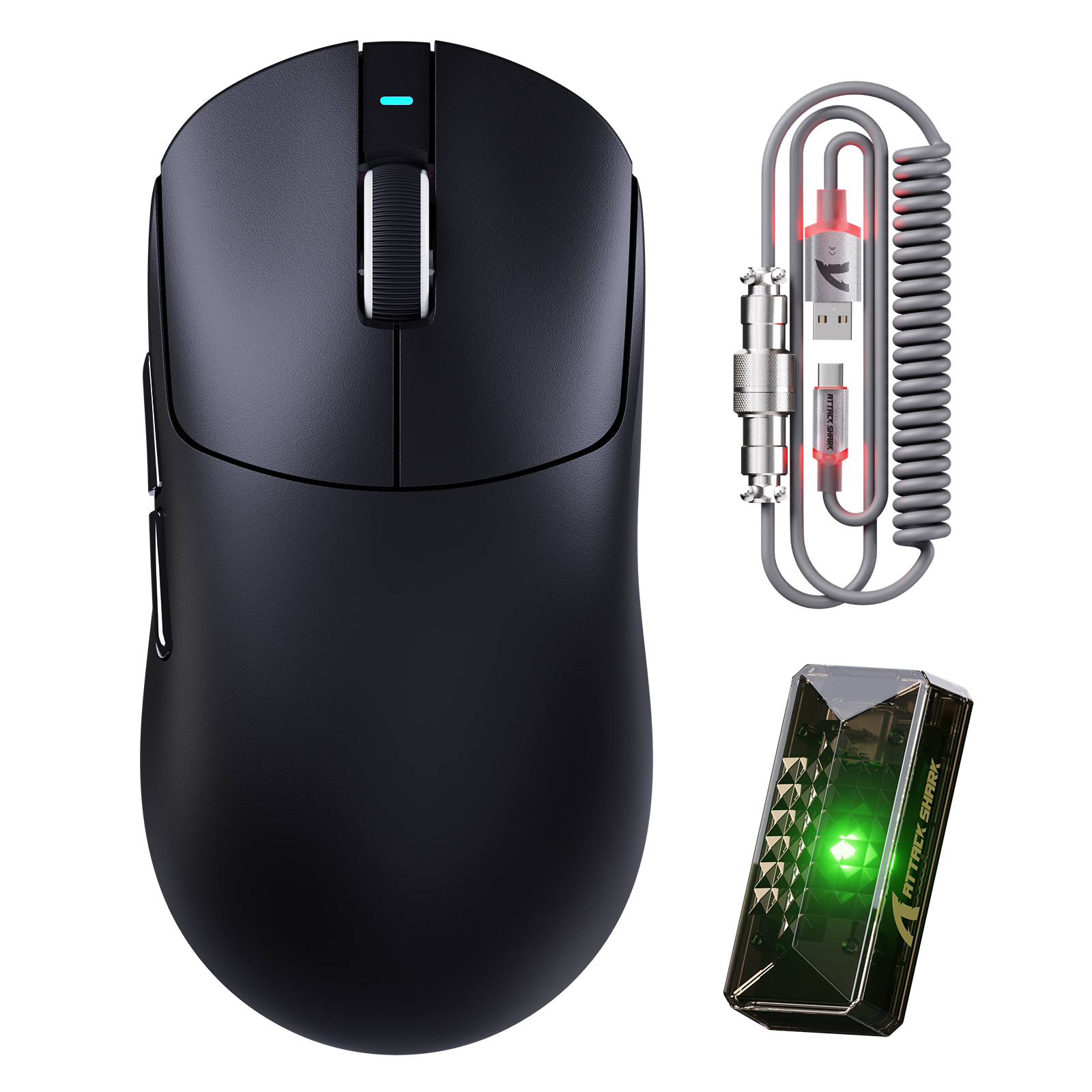 Ratón para juegos inalámbrico ATTACK SHARK X8 Ultra 8KHz con cable C06 Ultra